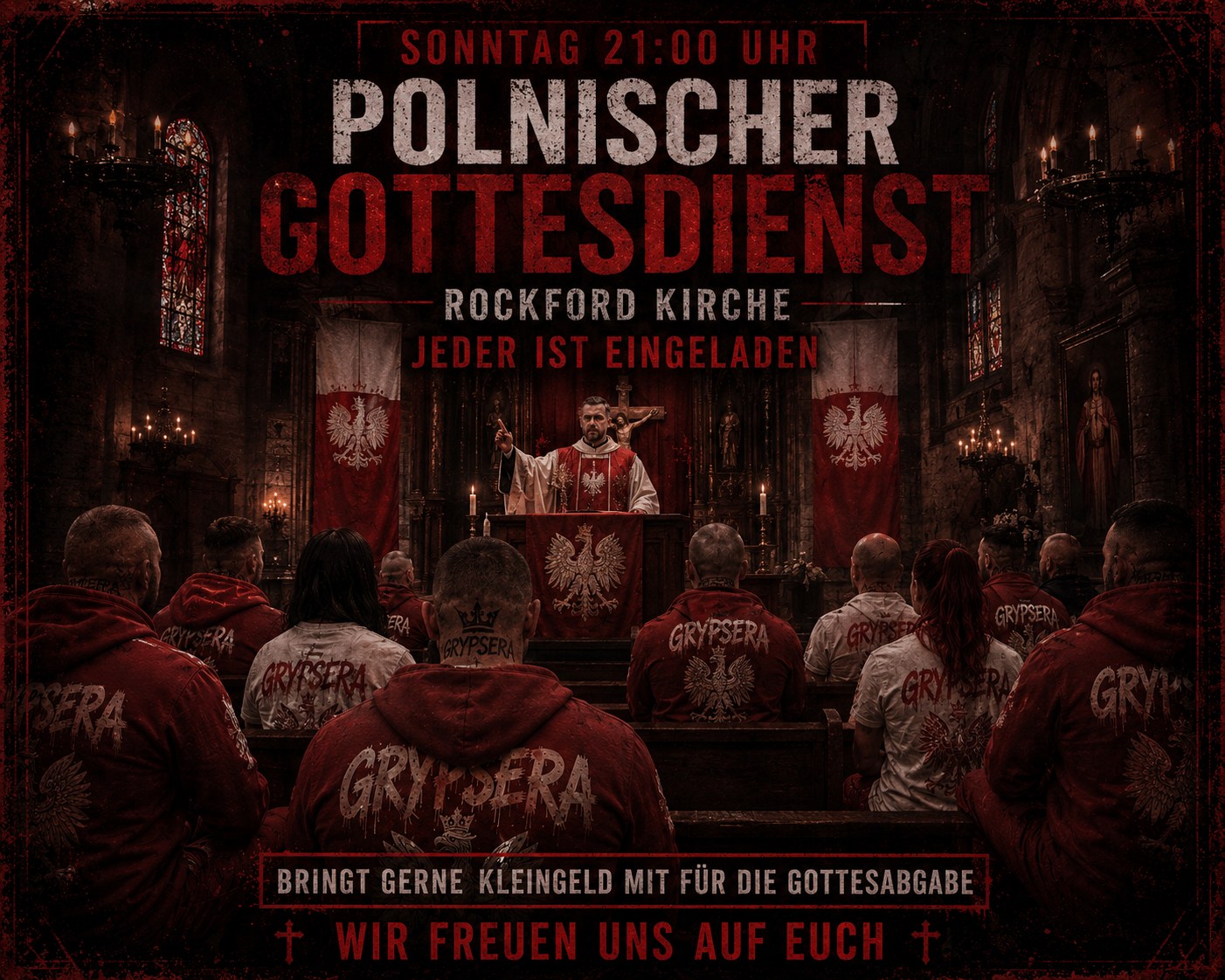 Gottesdienst des FC Grypsera